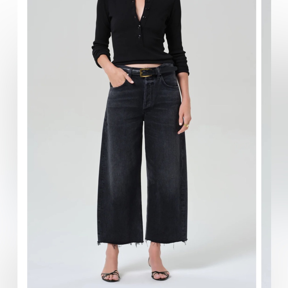 Citizens of Humanity Ayla Raw Hem Crop in Bronson